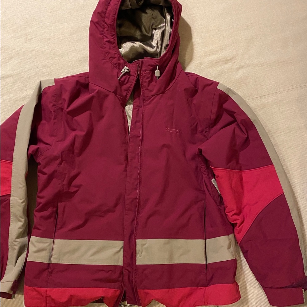 Burton magenta ski snowboard jacket